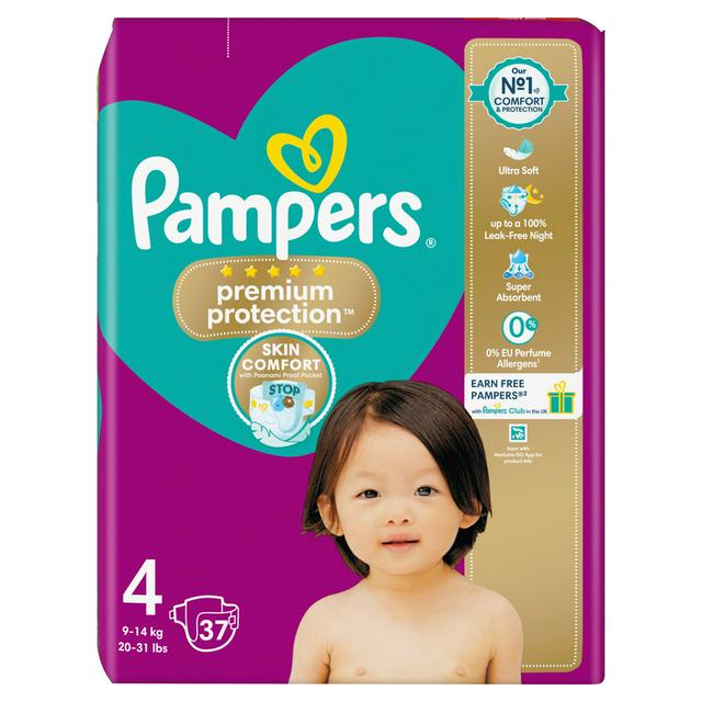 pampers premium protection active fit size 4