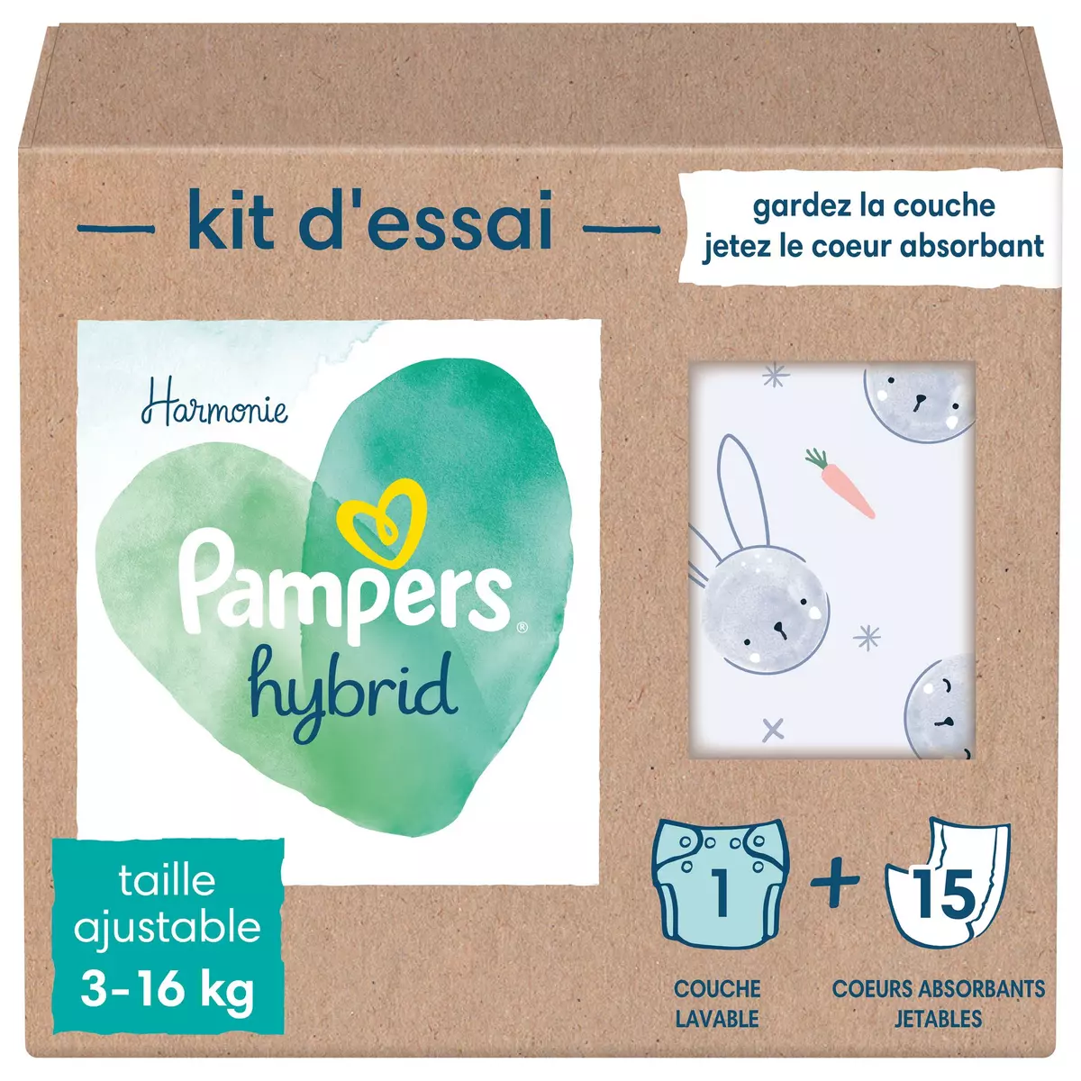 pampers pure auchan