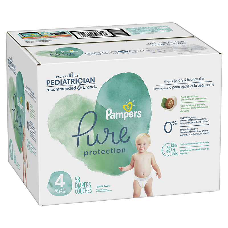 pampers pure size 4