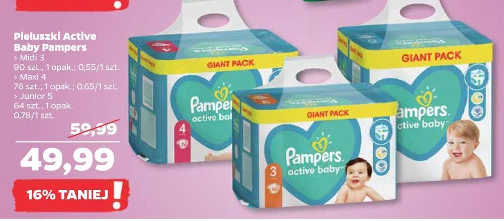 pampers roz 4 promocja gdzie najtaniej