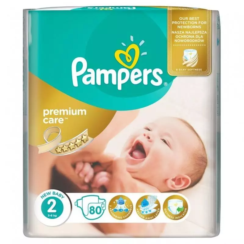 pampers rozmiar 2 lub 3