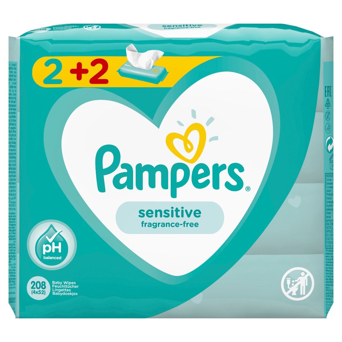 pampers sensitive 2