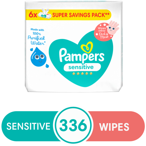 pampers sensitive 6pak