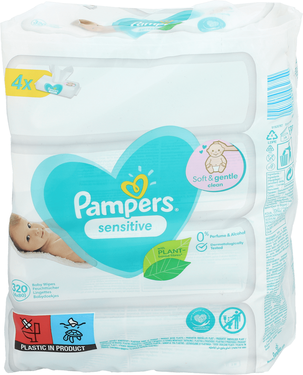 pampers sensitive chusteczki skład po polsku