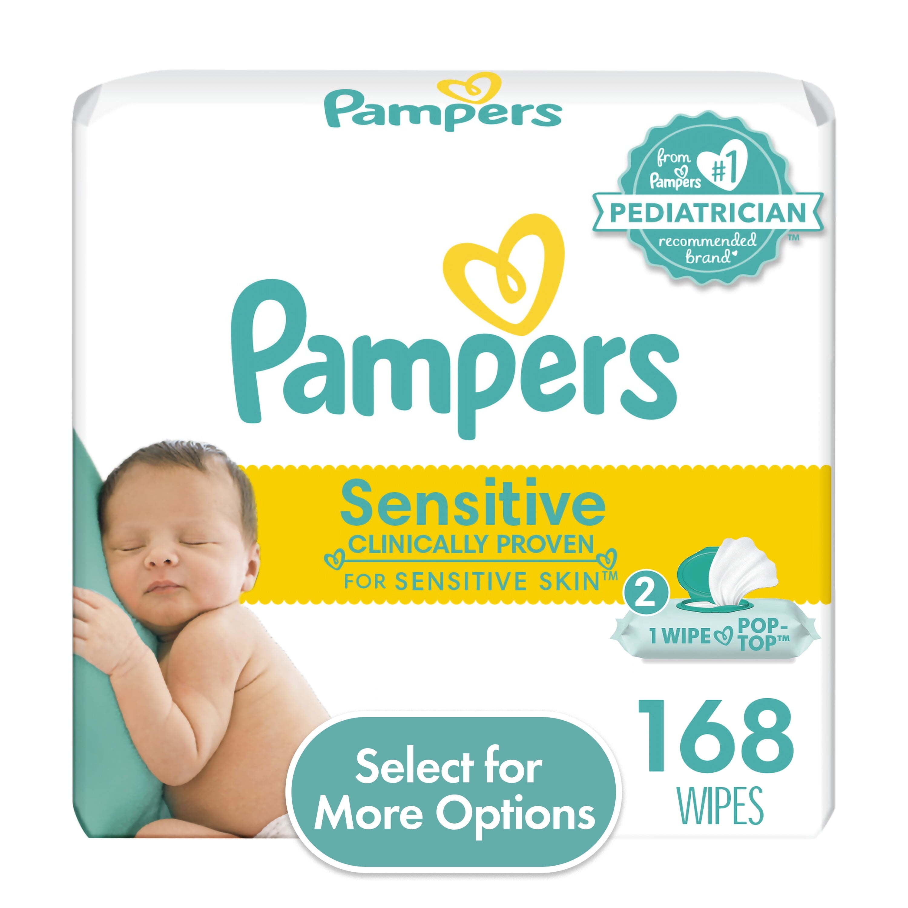 pampers sensitive clean