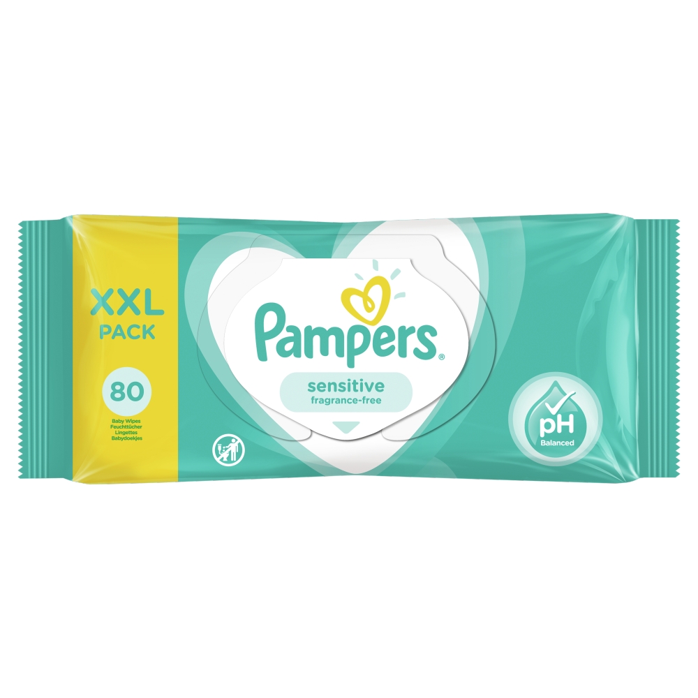 pampers sensitive fragrance free skład