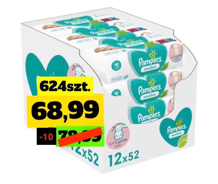 pampers sensitive kielce