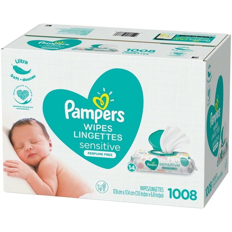 pampers sensitive x4 cena