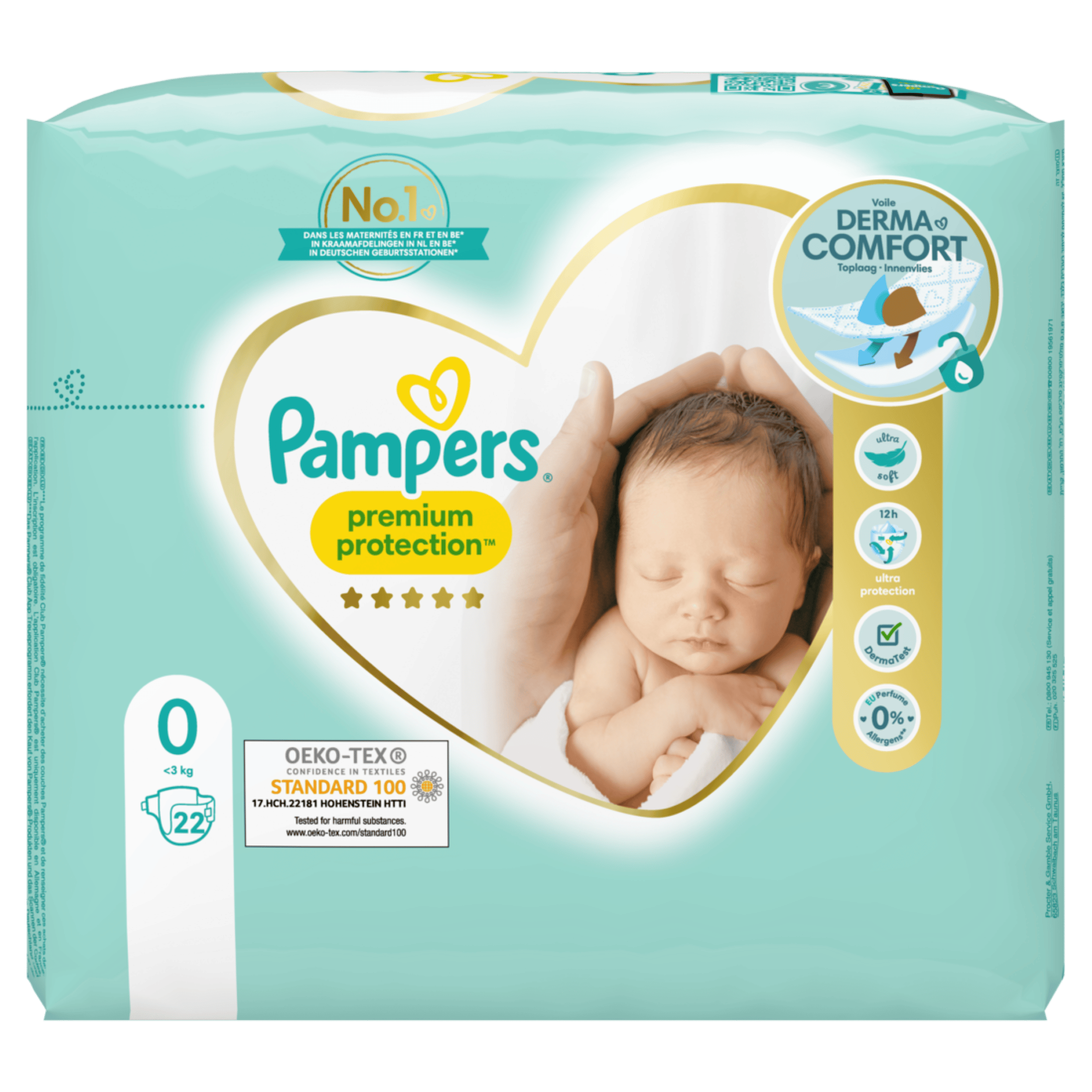 pampers size 0 nappies