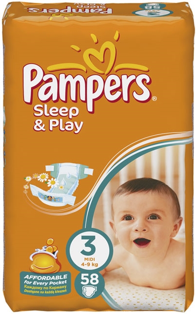 pampers sleep 3 58