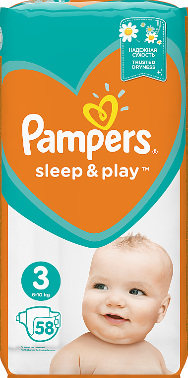 pampers sleep and play rozmiar 3 58 ztuk