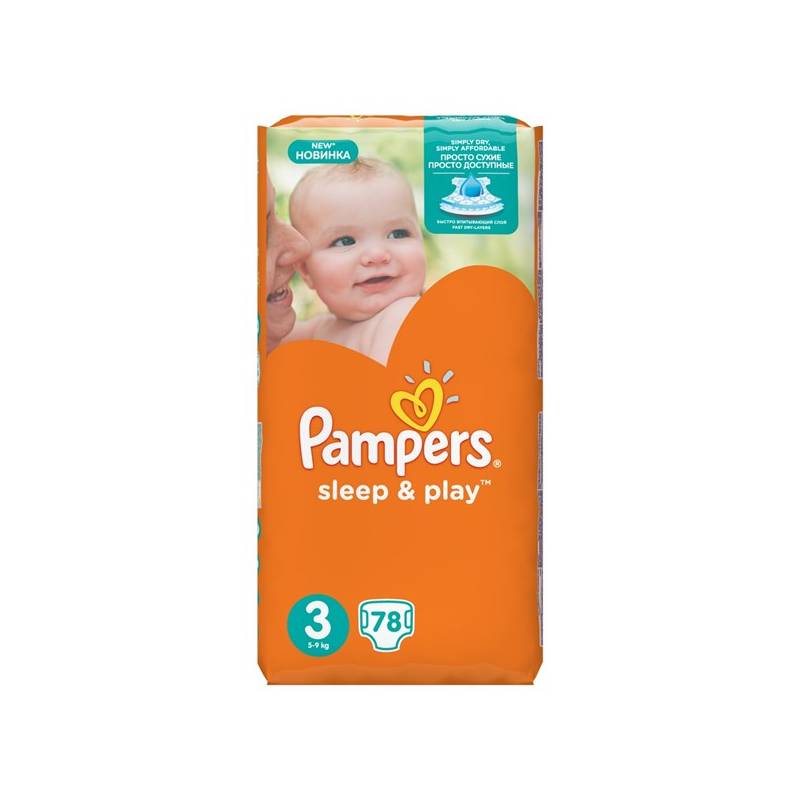 pampers sleep&play pieluchy 3 midi