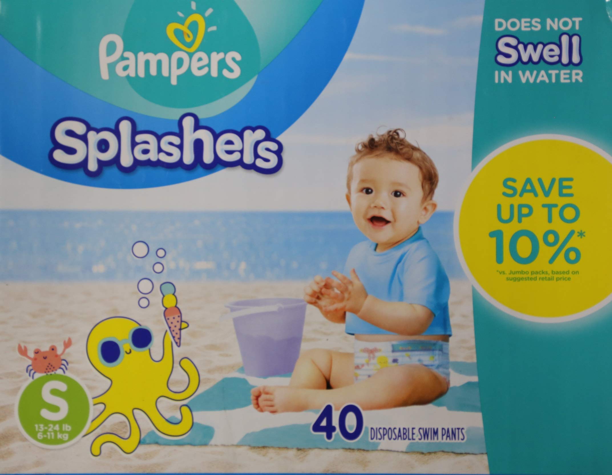 pampers splashers 24 count