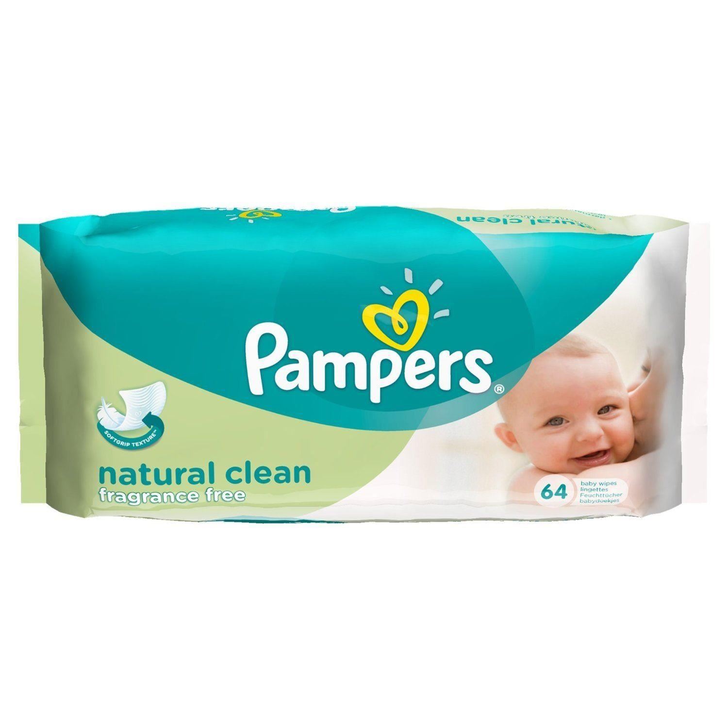 pampers sześciopak chusteczek