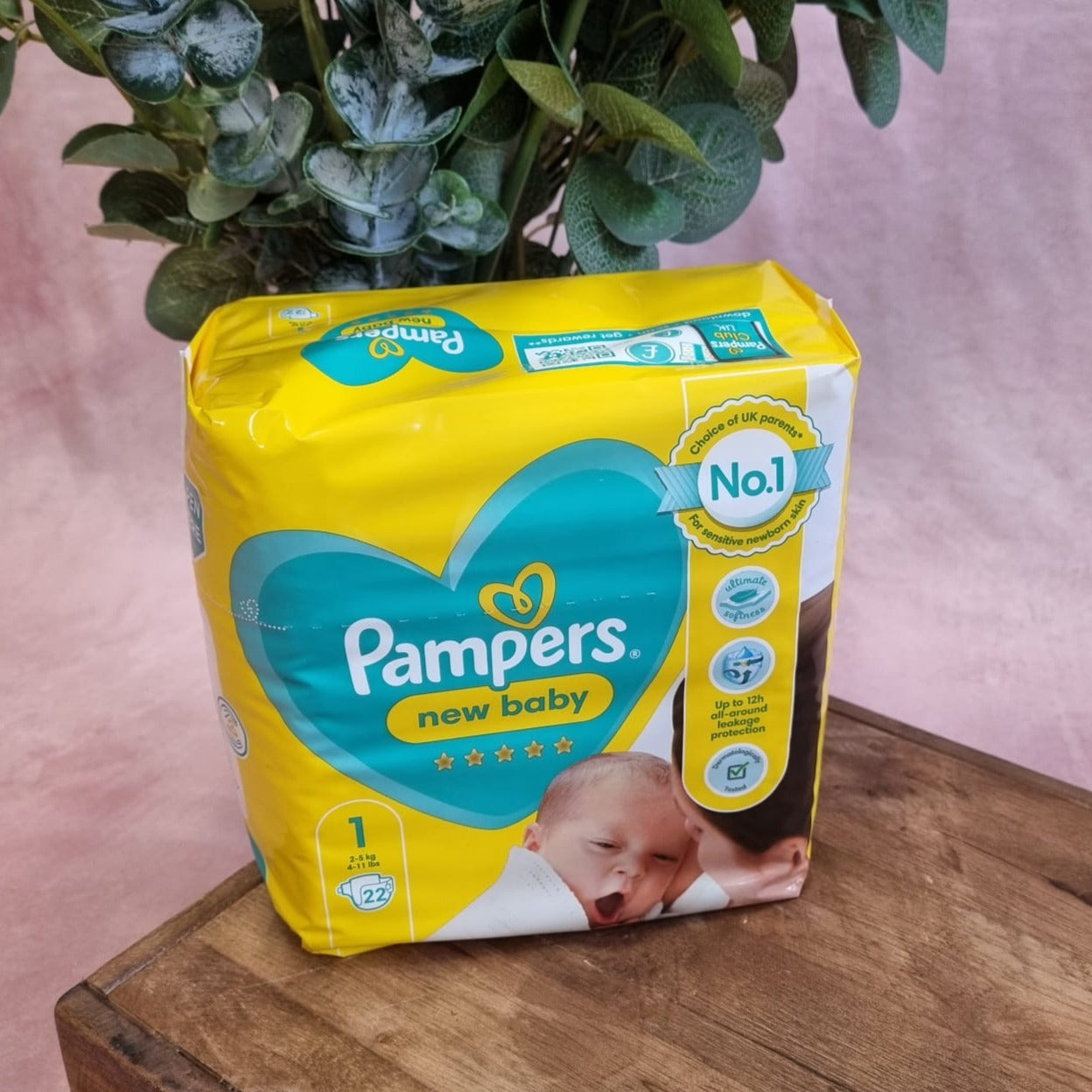 pampers żółte