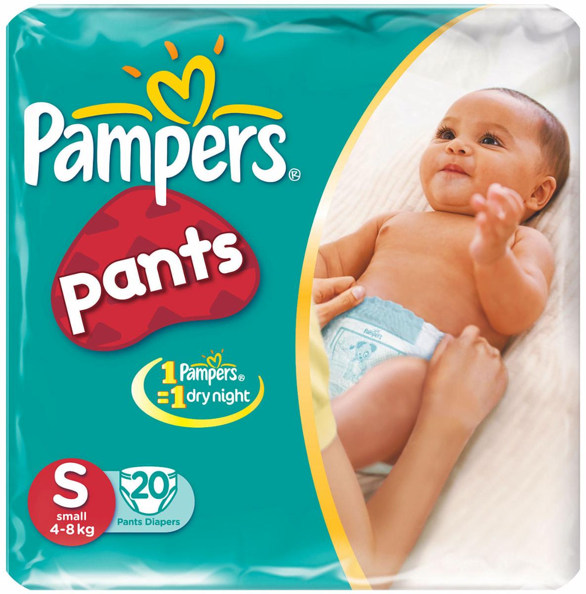 pampers w spodenkach