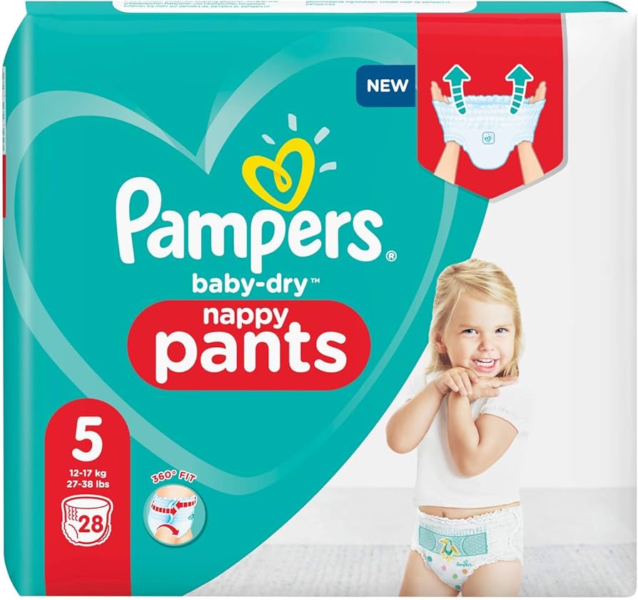 pampers w spodniach