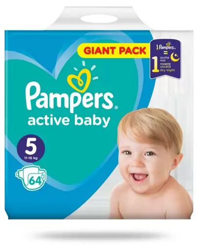 pampersy 5 pampers ile kg