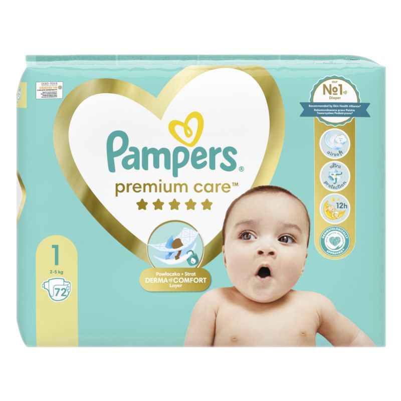 pampersy pampers 1 pomaranczowe cena