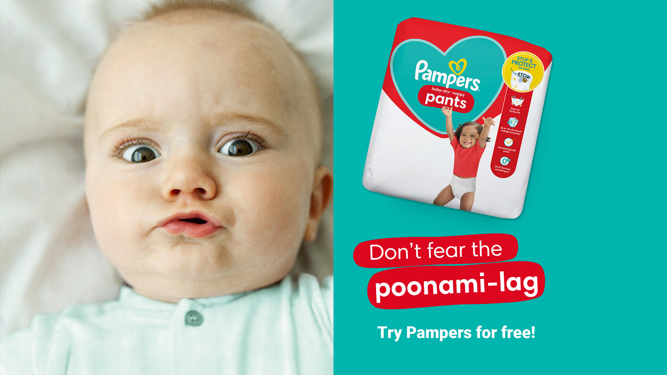 pan tańczący w pampers