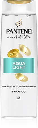 pantene pro v aqua light szampon do włosów przetłuszczających