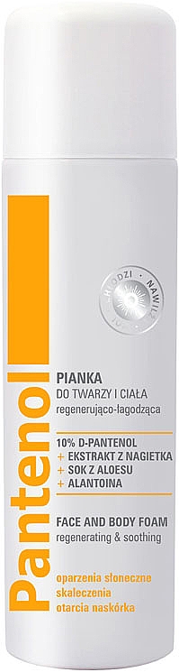 pantenol med pianka do twarzy i ciała dla dzieci