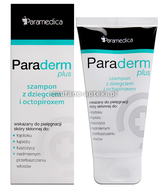 paraderm plus szampon z dziegciem łuszczyca łojoto