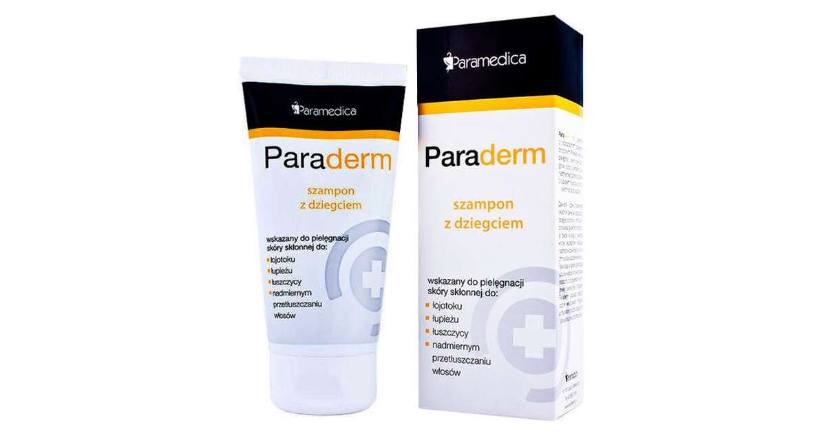 paraderm szampon z dziegciem 150ml