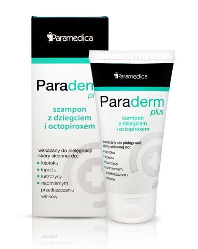 paraderm szampon z dziegciem ulotka