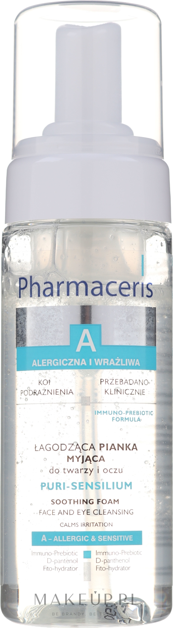 pharmaceris a łagodząca pianka do mycia twarzy