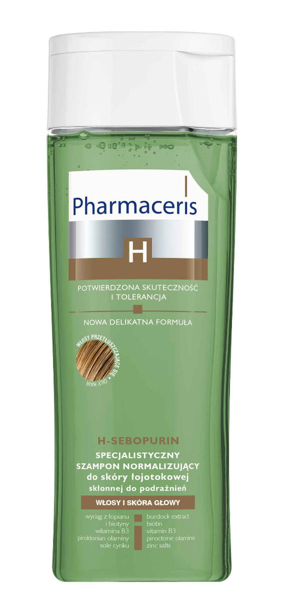 pharmaceris h sebopurin szampon normalizujący do skóry łojotokowej 250ml