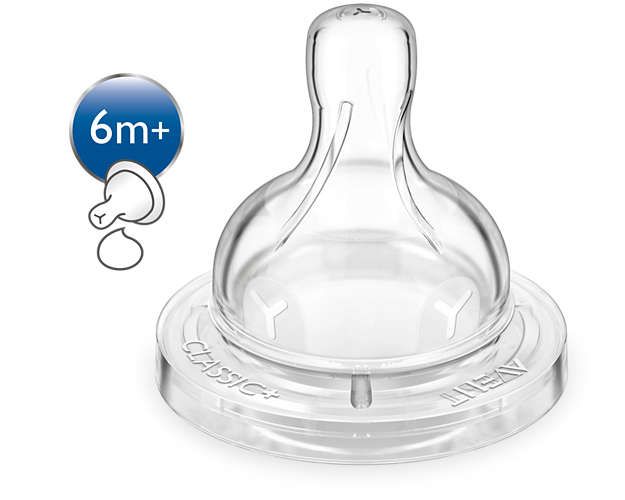 Philips Avent SCF636/27 Silikonowy smoczek antykolkowy do butelki do karmienia