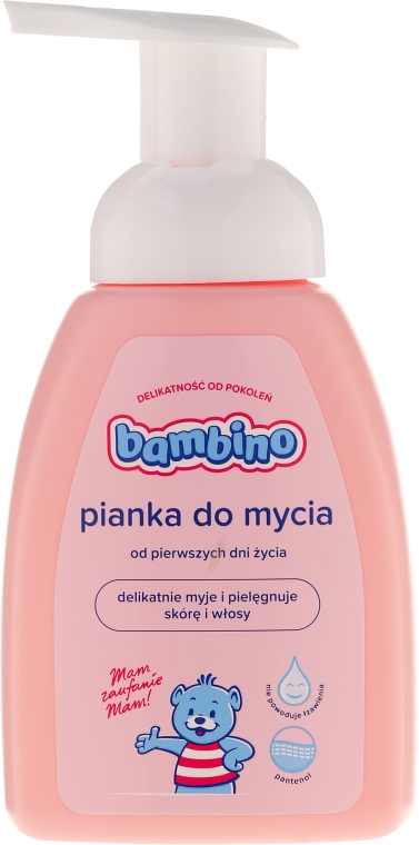 pianka do mycia twarzy bambino