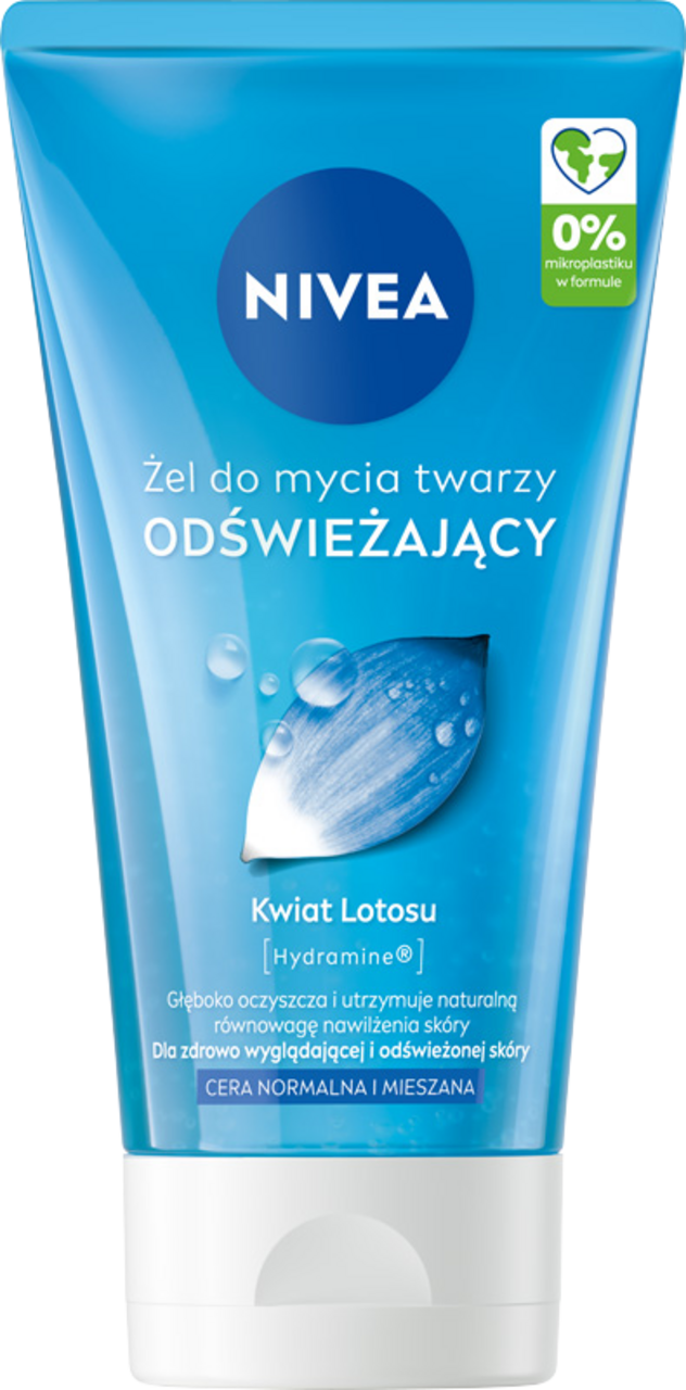 pianka do mycia twarzy nivea niebieski