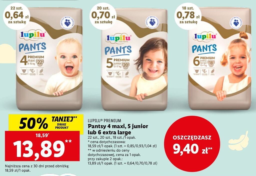 pieluchomajtki lidl lipiec 2019