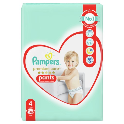 pieluchomajtki pampers premiumcare4 mega box