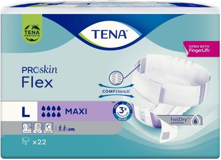 pieluchomajtki tena flex proskin super medium 71-102cm 30 sztuk