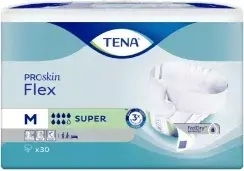 pieluchomajtki tena flex proskin super medium 71-102cm 30 sztuk