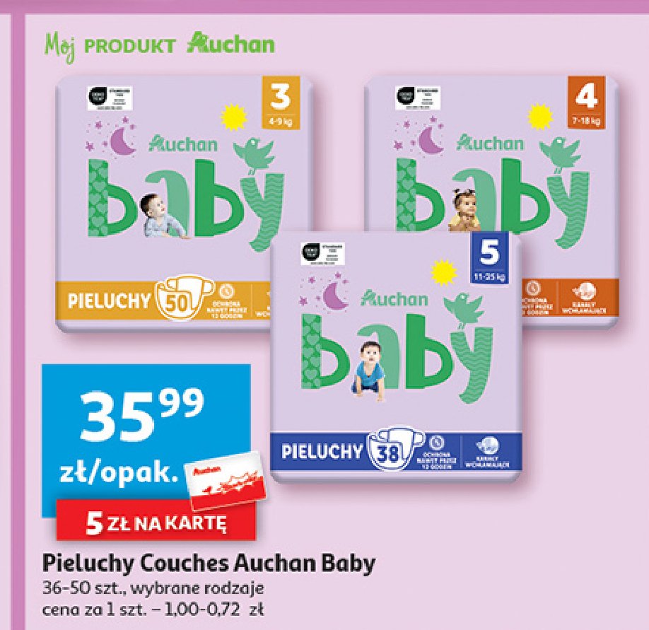 pieluchy confort baby auchan