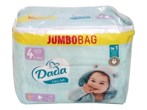 pieluchy dada rozm 4 extra soft 52 szt rozmija