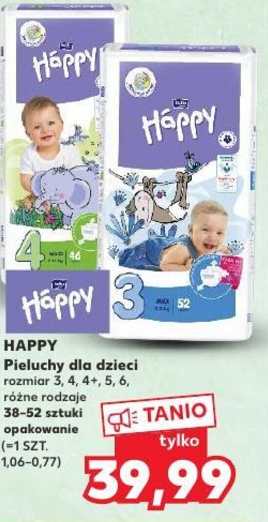 pieluchy happy 5 kaufland