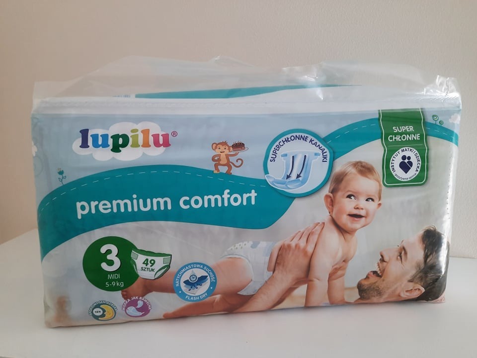 pieluchy lupilu 3 premium comfort 5-9kg