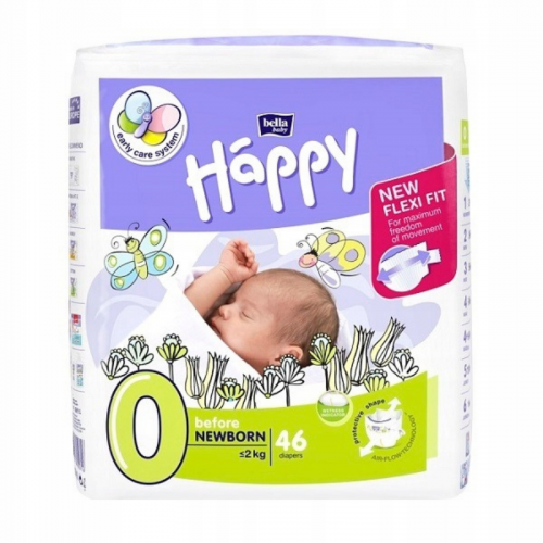 pieluchy new flexi fit happy newborn opinie