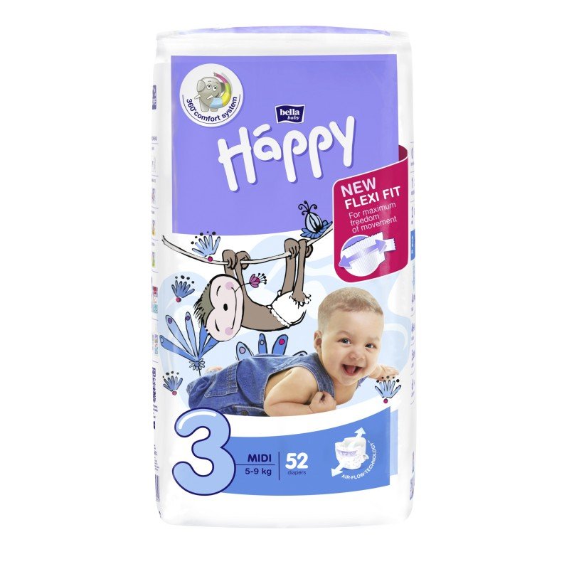 pieluchy new flexi fit happy newborn opinie