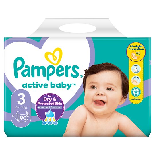 pieluchy pampers active baby 3 tesco