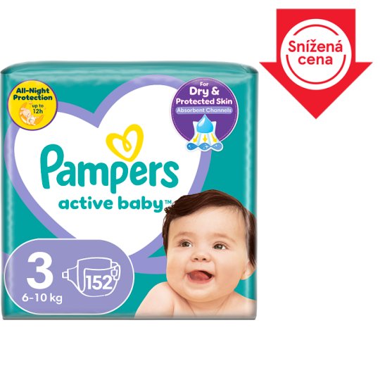 pieluchy pampers active baby 3 tesco