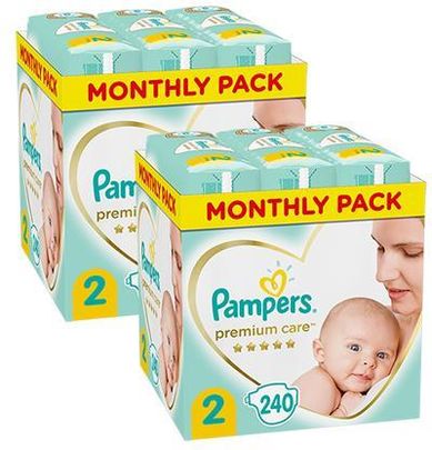 pieluchy pampers care 2 mini