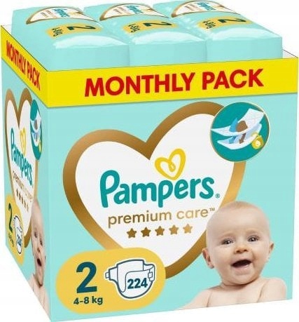 pieluchy pampers care 2 mini