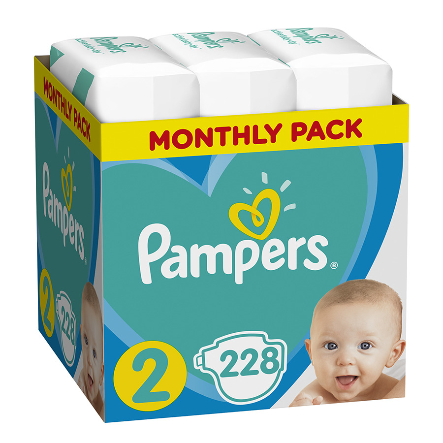 pieluchy pampers new baby dry 2 mini 100szt rosmab