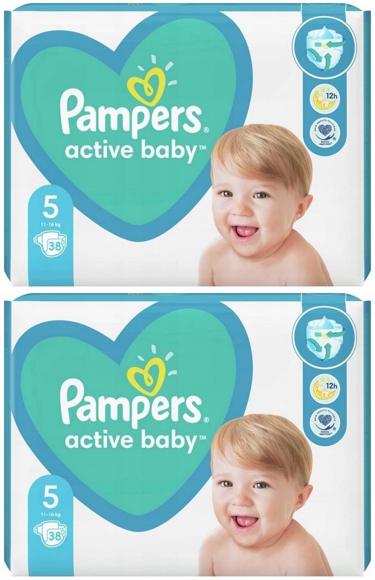 pieluchy pampers nr 5 76 sztuk